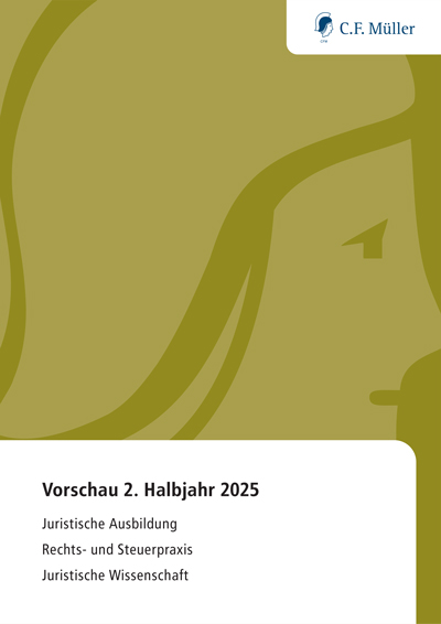 Titelseite der Verlagsvorschau